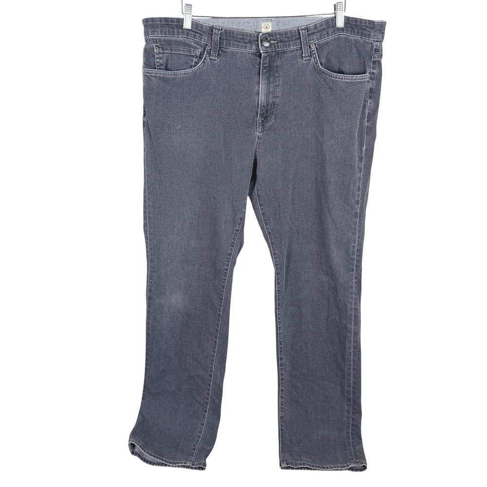 Agave Denim No 11 Classic Jeans Mens 42x33 Gray Straight Leg Charcoal Wash